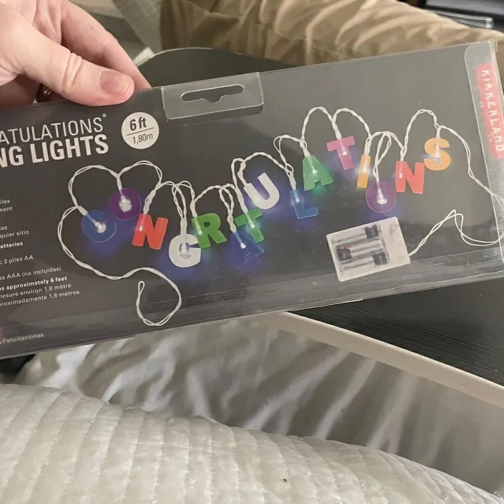 CONGRATS String Lights - 6ft